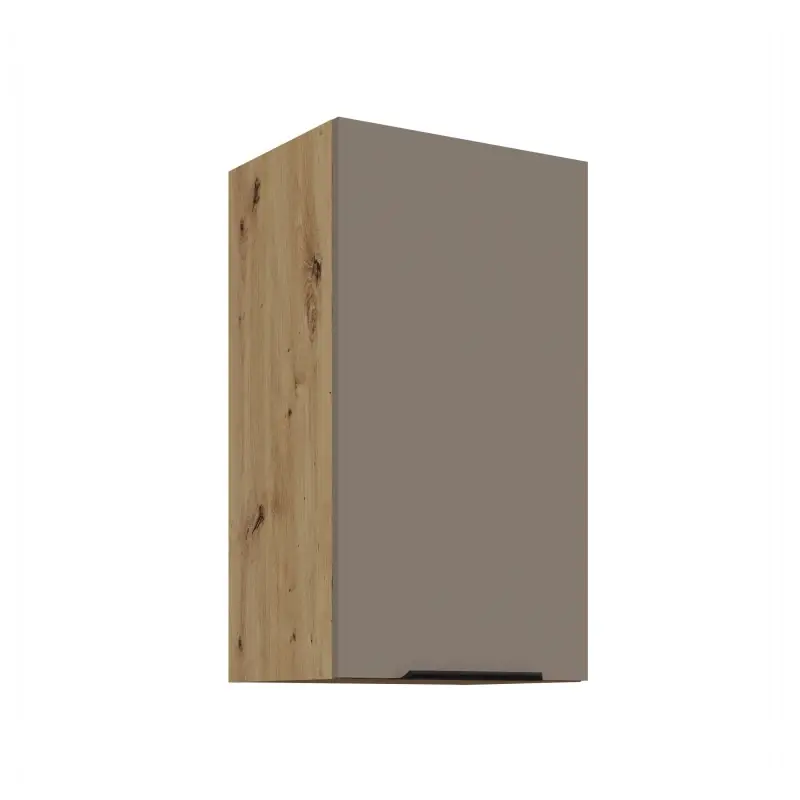 Horní kuchyňská skříňka LUNARA - šířka 40 cm, tmavě béžová / dub artisan Kup Teď