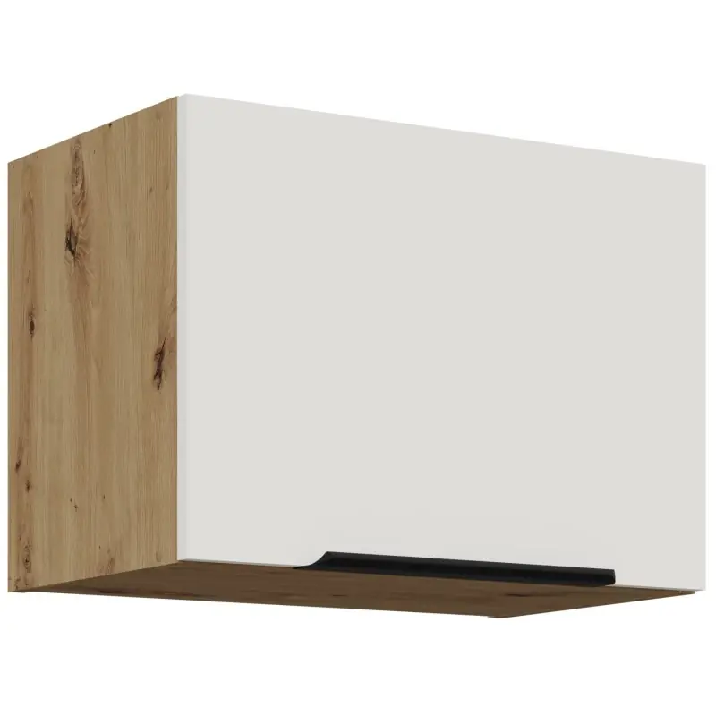 Objednat Nyní Digestořová skříňka LUNARA - šířka 50 cm, bílá / dub artisan