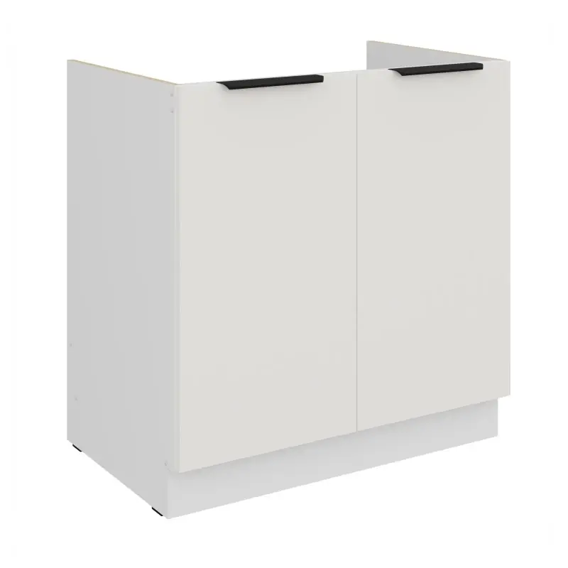Dřezová skříňka LUNARA - šířka 80 cm, bílá Levný
