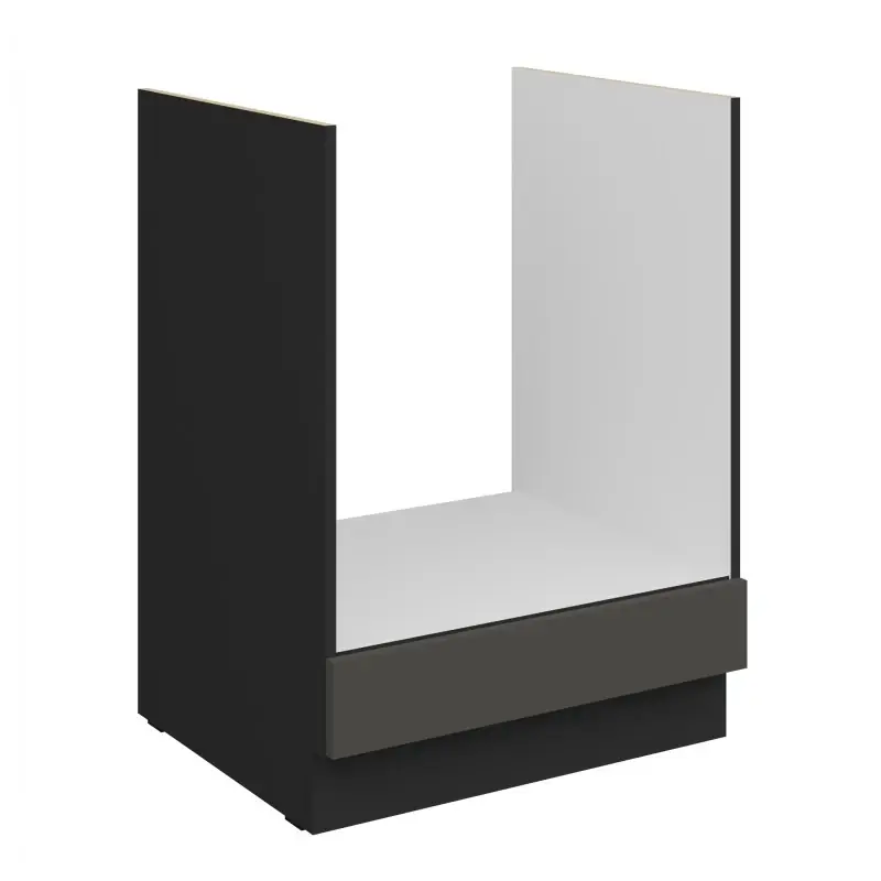 Nejprodávanější Sporáková skříňka LUNARA - šířka 60 cm, grafit / černá