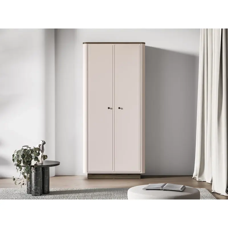 Šatní skříň 92 cm ARLENA - dub / kašmír Pouze Dnes