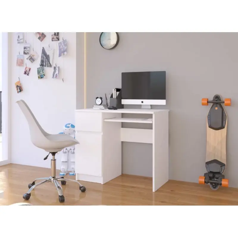 PC stůl KALRION - bílý, levé provedení Top Prodej