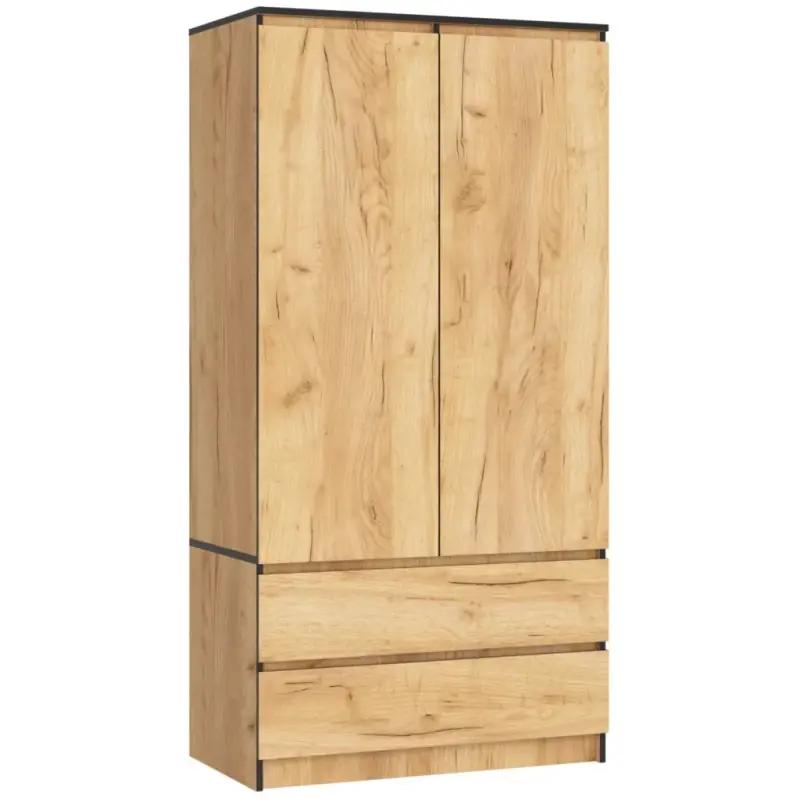 Ověřený Šatní skříň se šuplíky 90 cm LOTA - dub craft