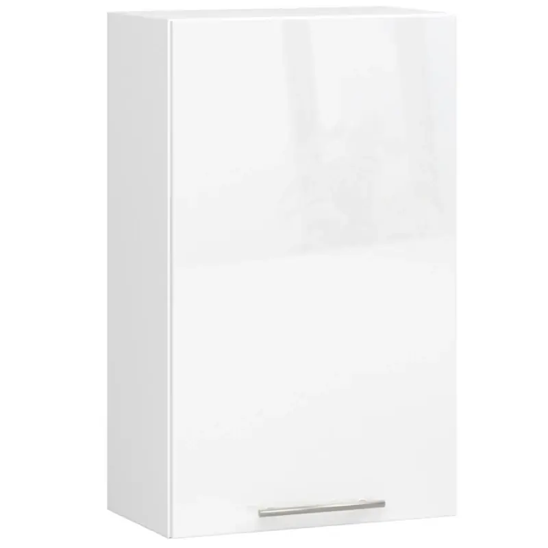 Horní kuchyňská skříňka 50 cm VERMINA - bílá / bílá lesklá Hit Sezóny