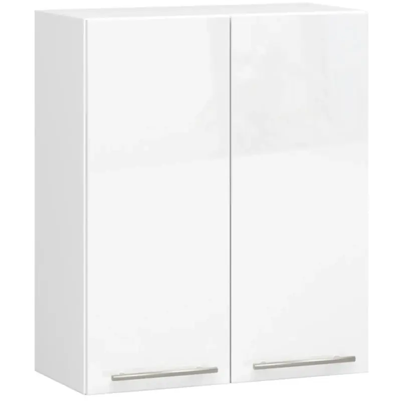 Horní kuchyňská skříňka 60 cm VERMINA - bílá / bílá lesklá Hit Sezóny