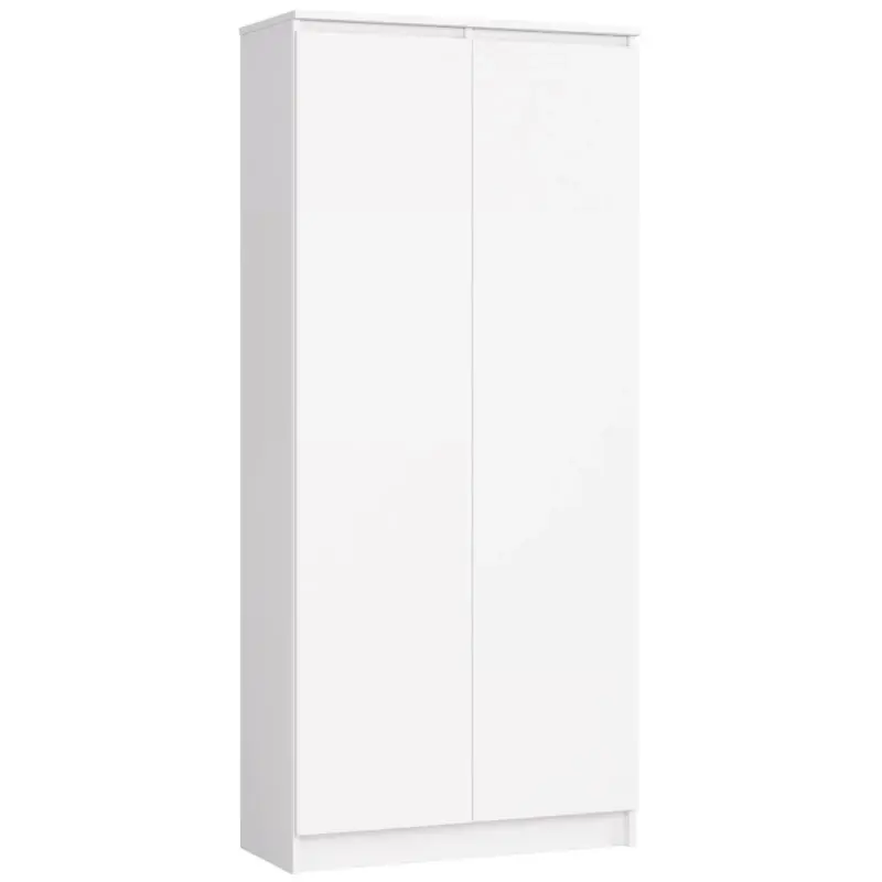 Policová skříň 80 cm VALESTRA - bílá Zlevněný